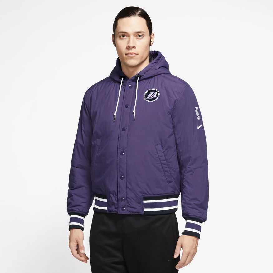 Lakers City Edition 22 Full-Snap Courtside Jacket