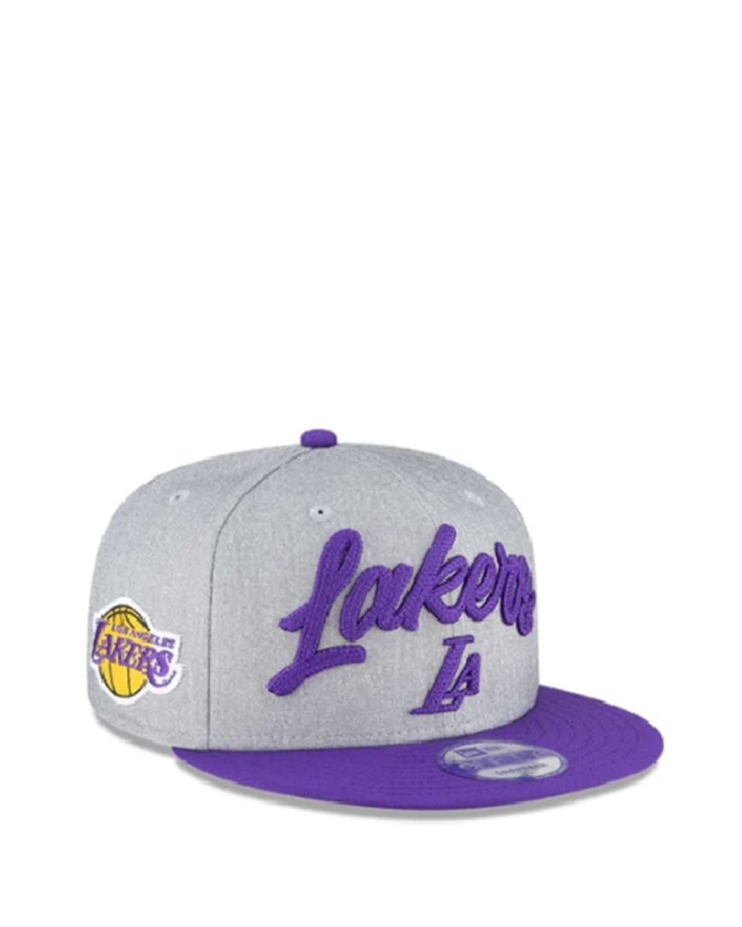Los Angeles Lakers NBA Draft 9FIFTY White/Purple Snapback - New Era cap