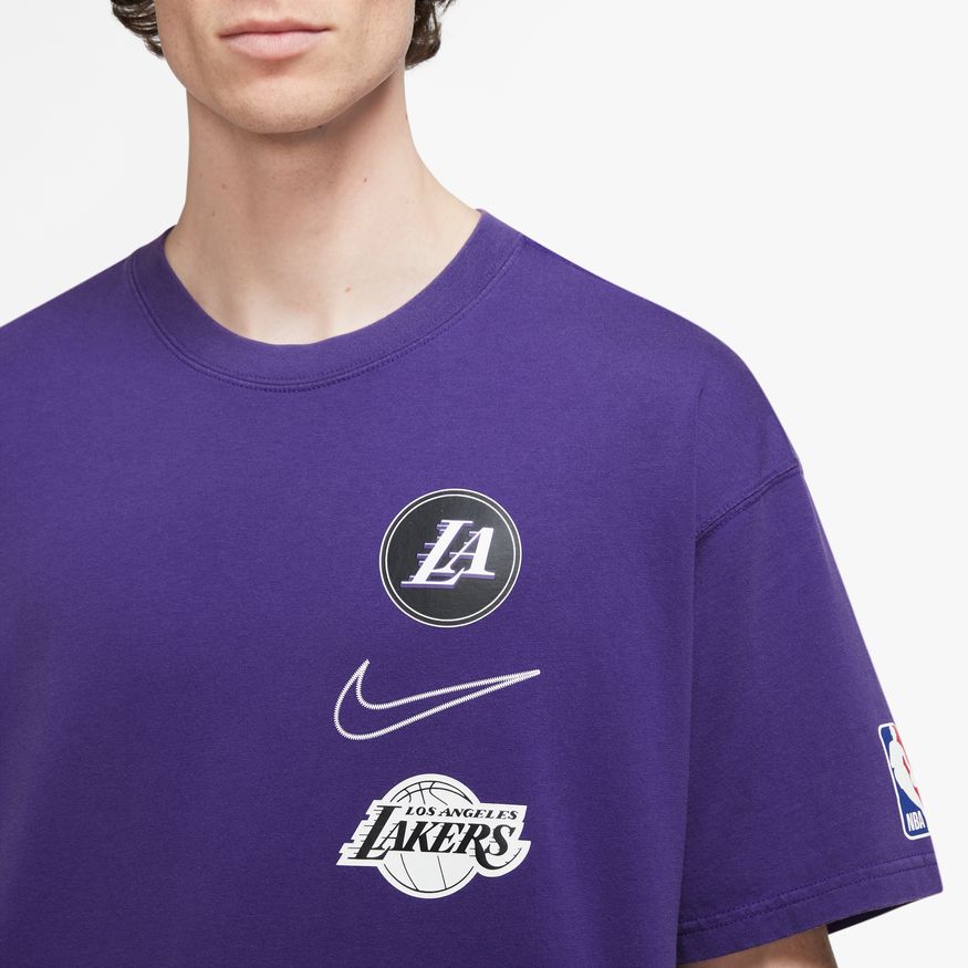 Lakers City Edition 22 Courtside Max90 1 Tee