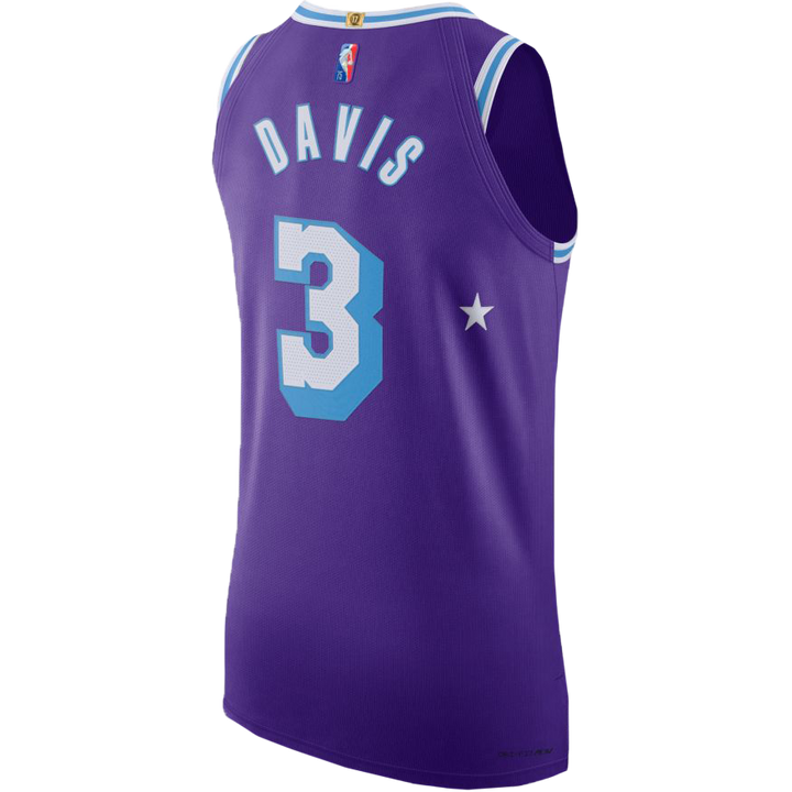 Los Angeles Lakers Anthony Davis 2021-22 Authentic Moments Mixtape City Edition Jersey
