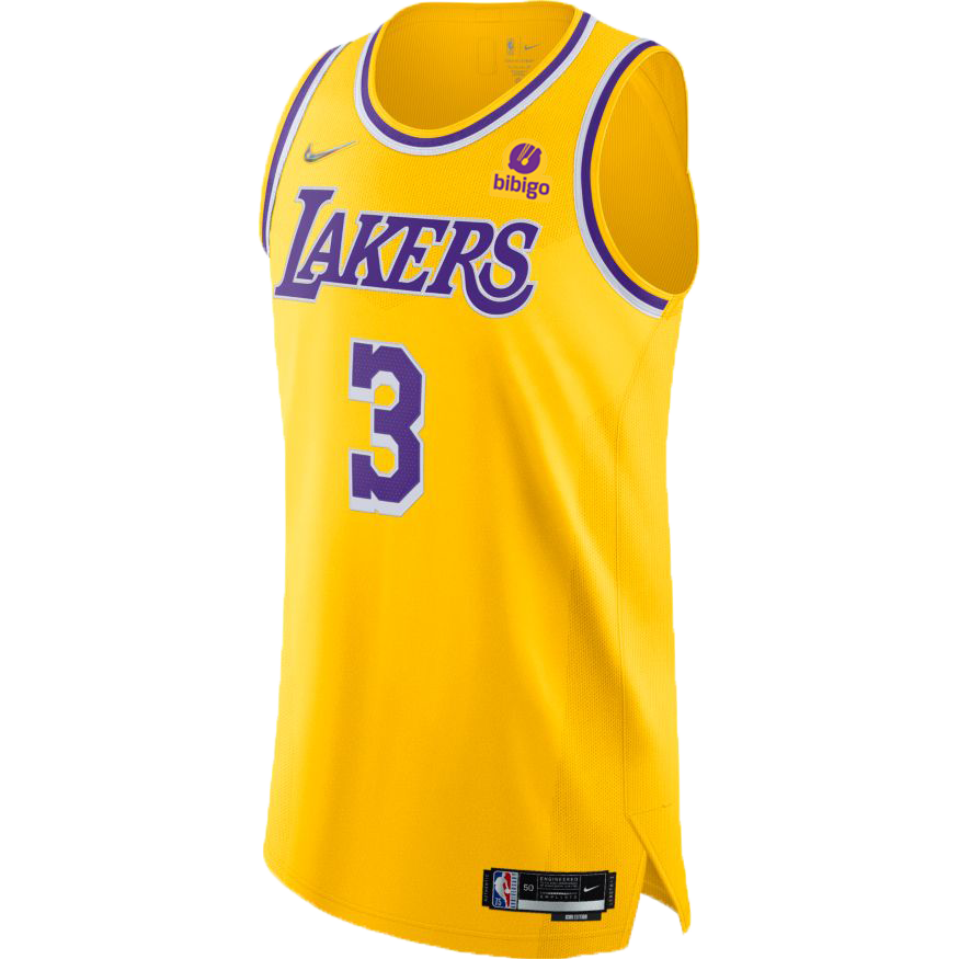 Lakers Anthony Davis 75th Anniversary Authentic Icon Jersey
