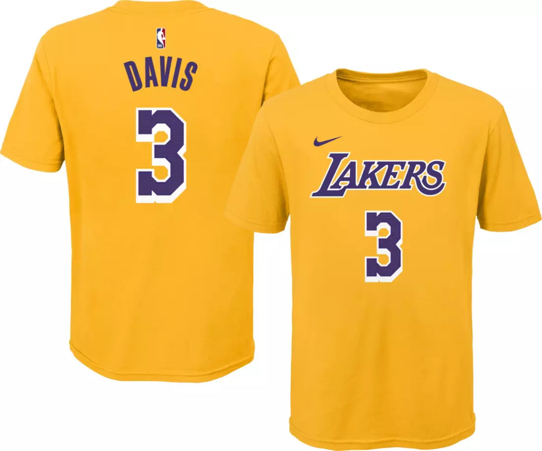 Los Angeles Lakers Youth Anthony Davis Icon Player Tee