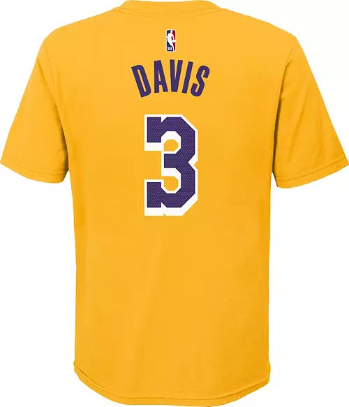 Los Angeles Lakers Youth Anthony Davis Icon Player Tee