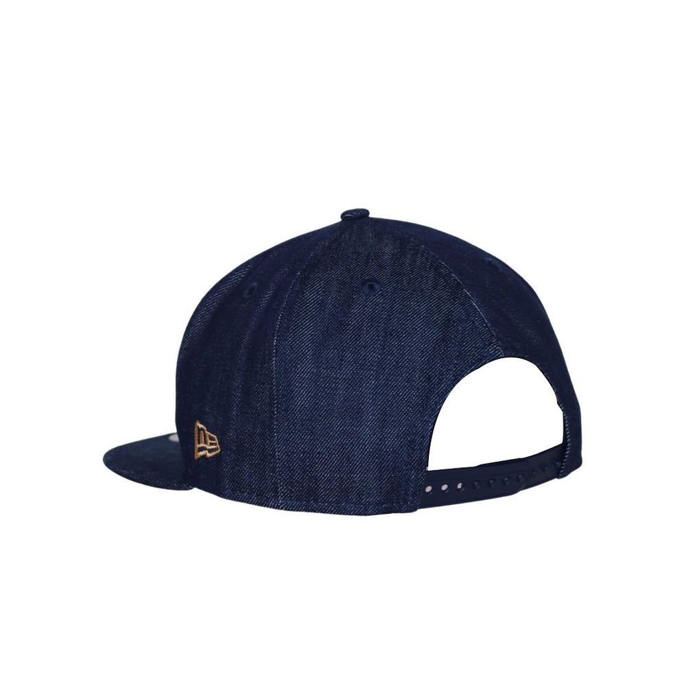 Mitchell & Ness NBA Blue Jean Baby Fitted HWC Lakers Men Caps blue|beige in Size:7 3/8