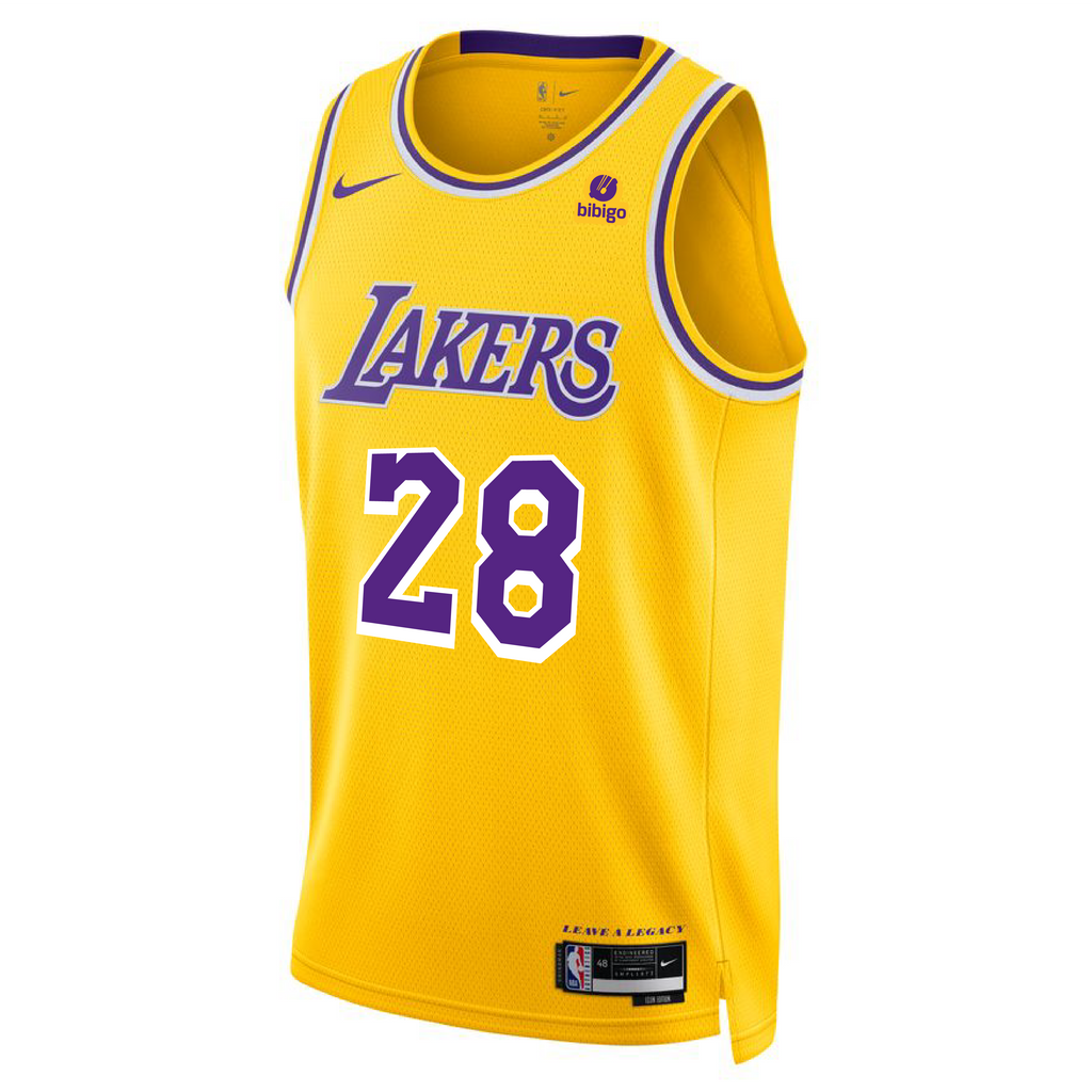 2023 LA Lakers Hachimura #28 Nike Swingman Home Jersey (L)