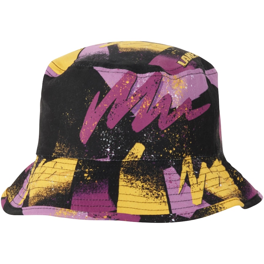 Mitchell and Ness Los Angeles Lakers M&N HWC Cut Up Bucket Hat