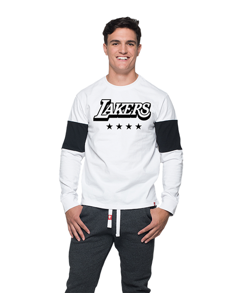 Los Angeles Lakers City Edition Men's Logo Thorpe Long Sleeve Tee