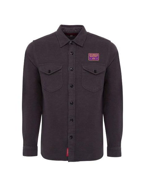 lakers dress shirt Los Angeles Lakers Sarge Bayward Flannel – Lakers Store