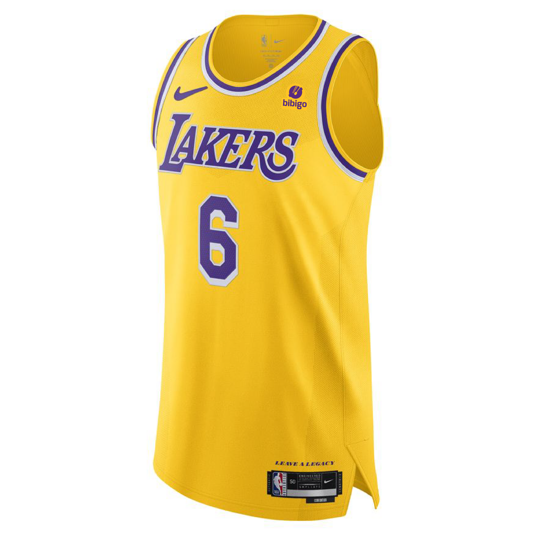 LeBron James' new No. 6 Lakers jersey is now available for purchase