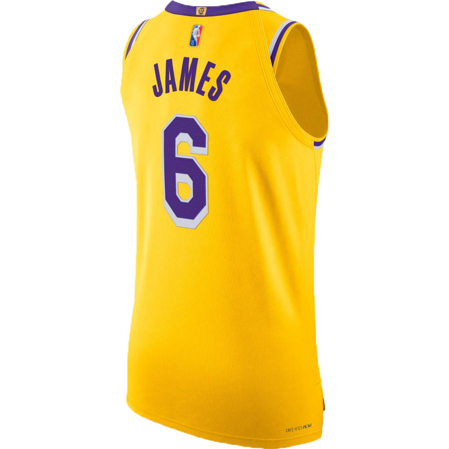 Lakers Lebron James 75th Anniversary Authentic Icon Jersey