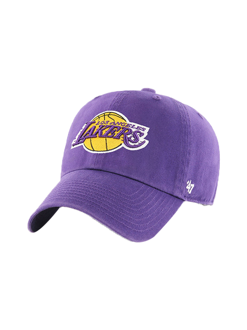 Los Angeles Lakers Primary Clean Up Adjustable Cap - Purple - Lakers Store