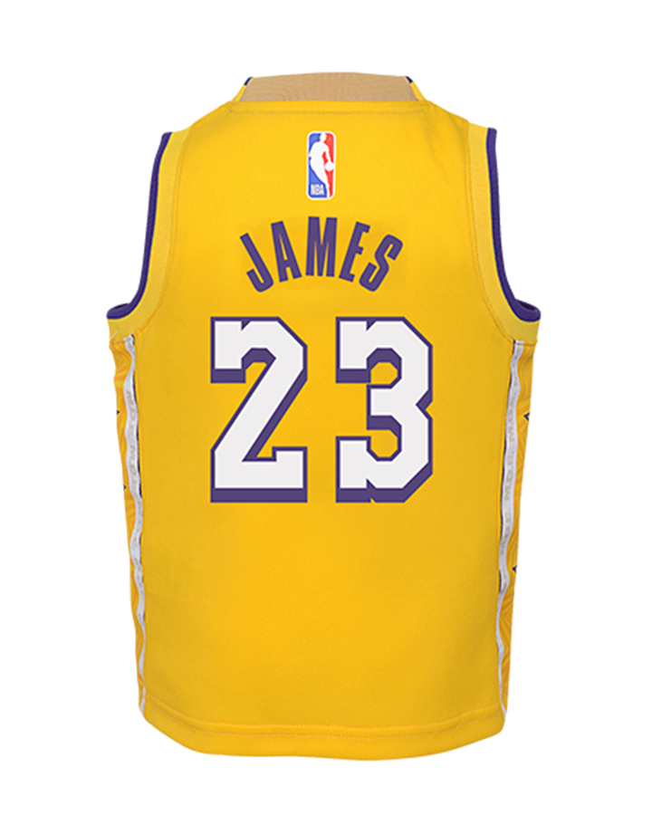 Los Angeles Lakers Kids City Edition LeBron James Jersey - Lakers Store