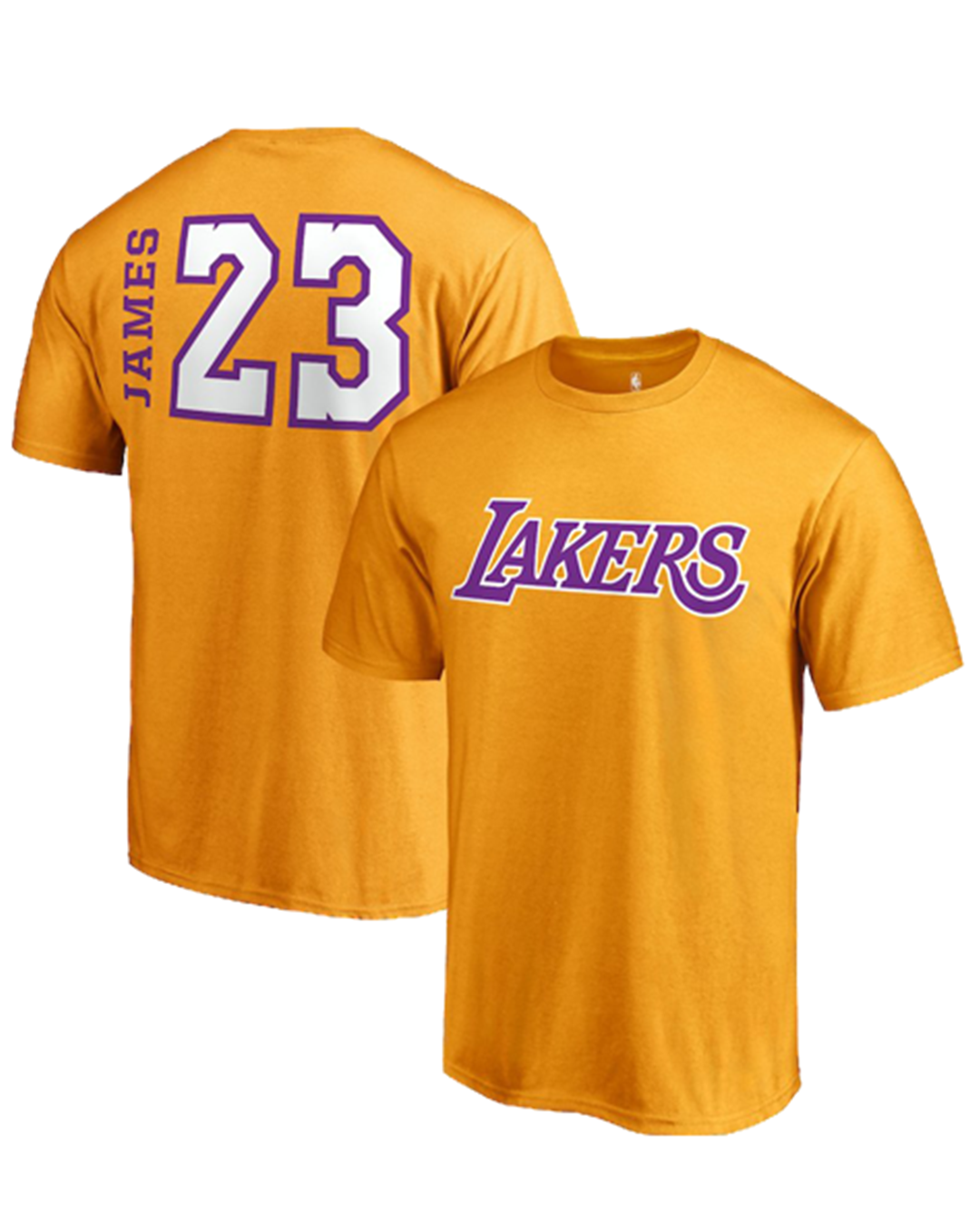 Side Sweep LeBron James Los Angeles Lakers Tee - Lakers Store