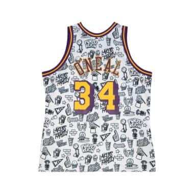 Los Angeles Lakers O'neal Doodle Swingman Jersey