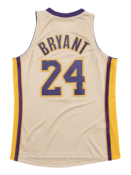 LOS ANGELES LAKERS KOBE BRYANT 2008-09 AUTHENTIC JERSEY  AJY4CP19009-LALLTGD08KBR