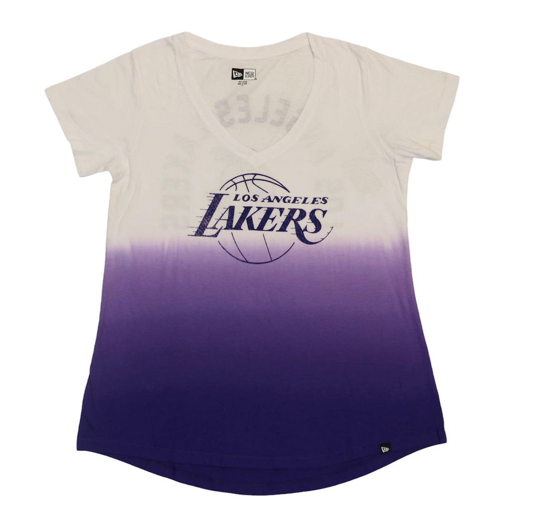 Lakers Women's Throwback Tie Dye Short Sleeve Tee