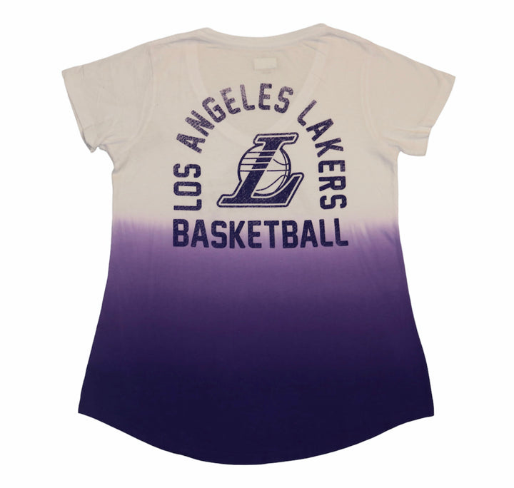Lakers Women's Throwback Tie Dye Short Sleeve Tee