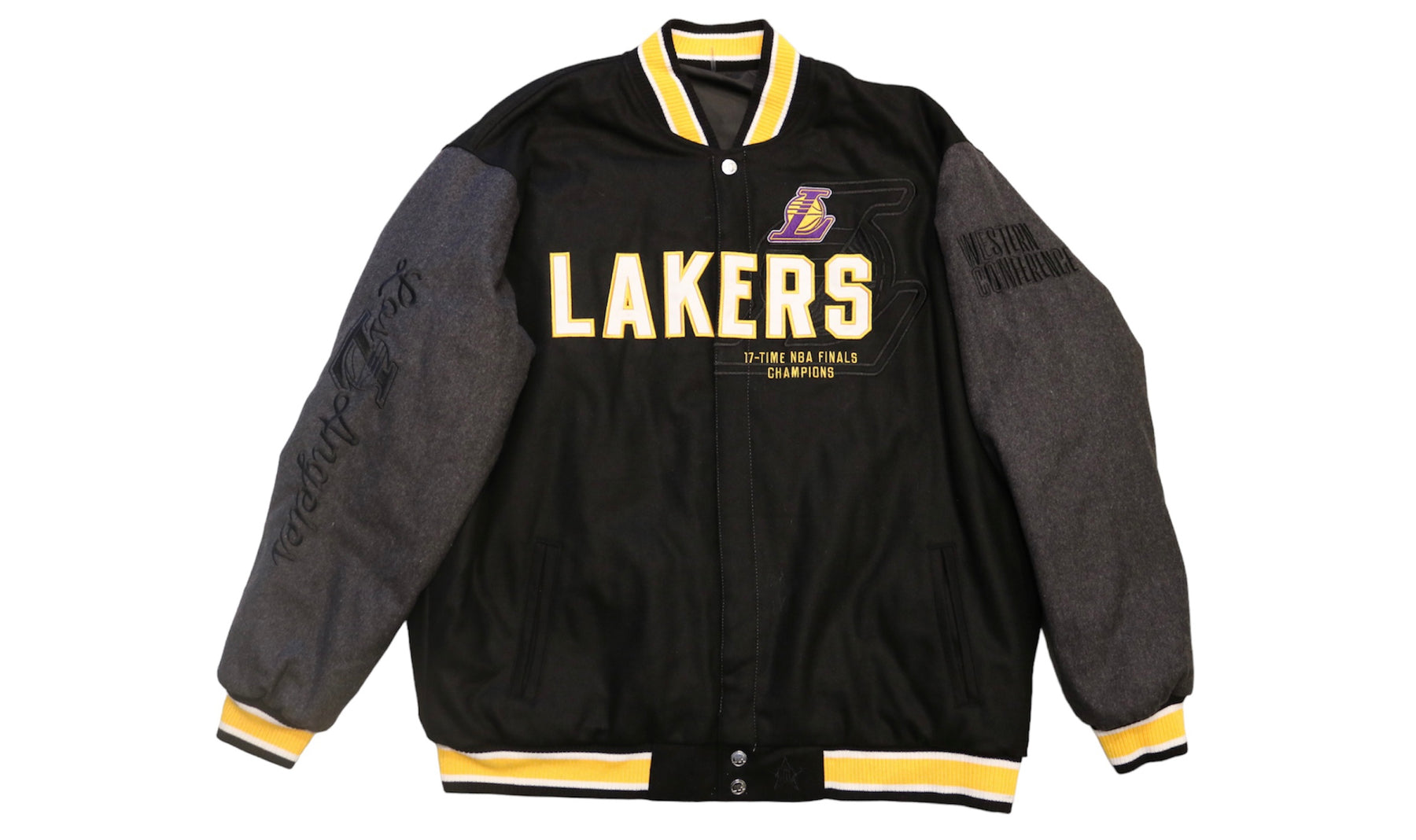 Lakers Wool Button Down Jacket