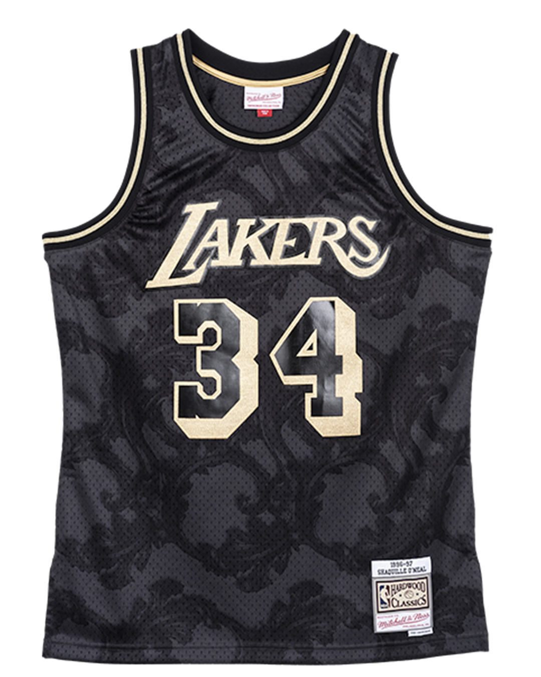 lakers jersey black gold