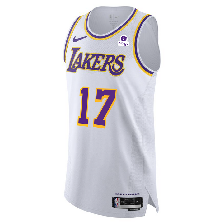 Los Angeles Lakers Dennis Schroder Association Authentic Jersey