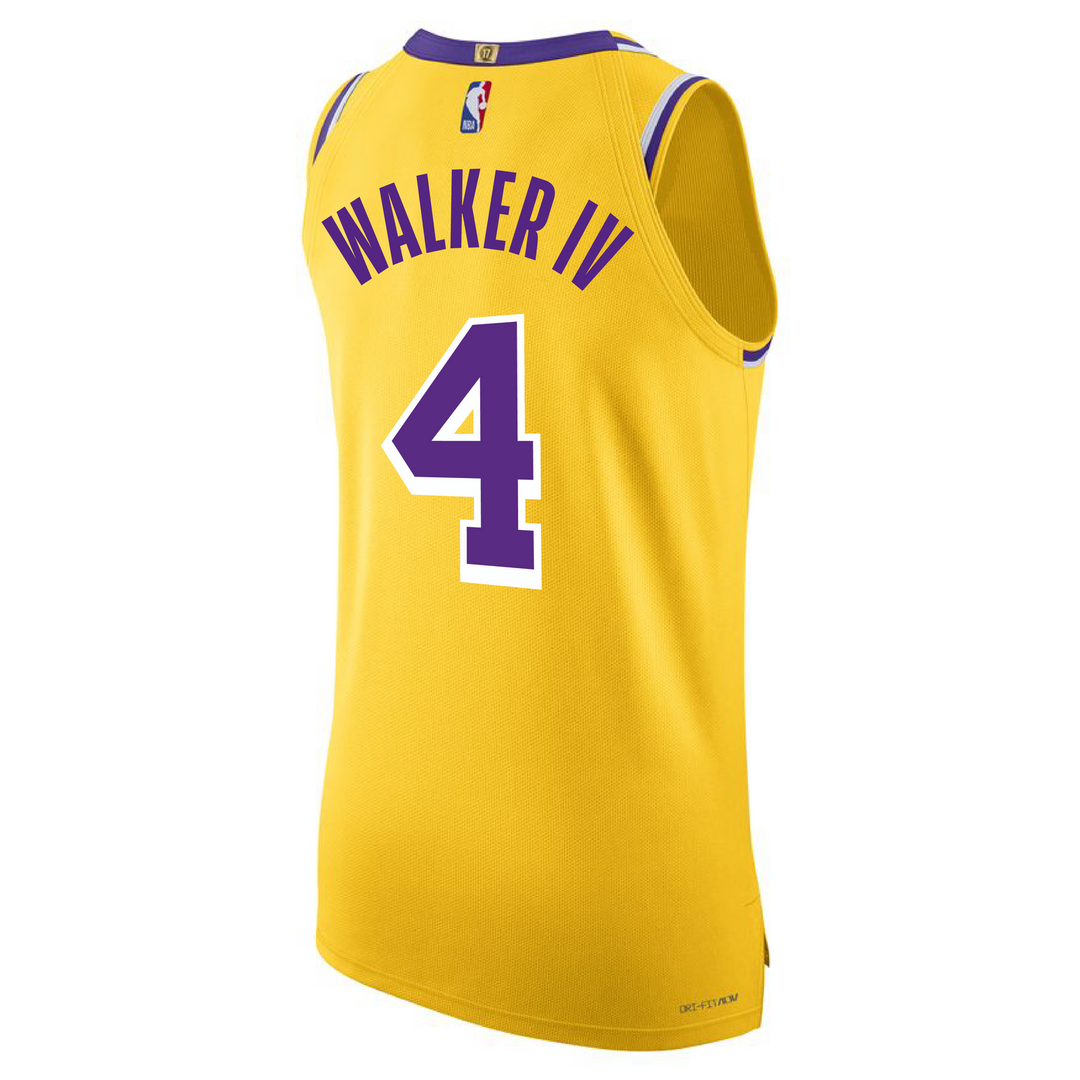 Los Angeles Lakers Lonnie Walker IV Icon Authentic Jersey