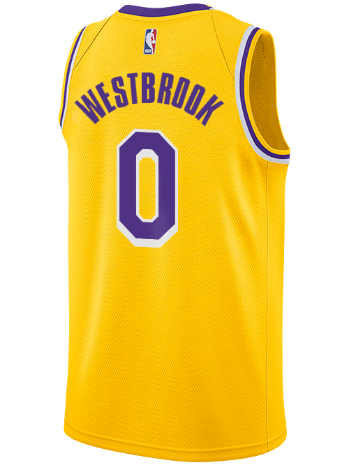Los Angeles Lakers Russell Westbrook Icon Swingman Jersey - Lakers Store