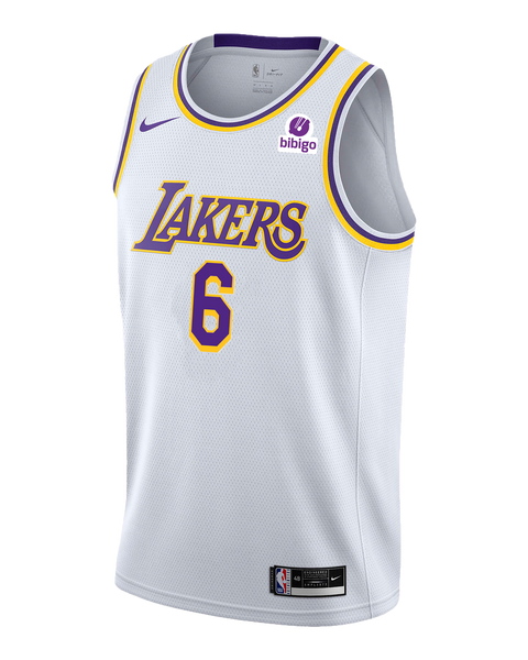 Subolong Los Angeles Lakers James No. 6 Swingman Jersey Cv9481
