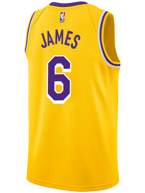 Los Angeles Lakers LeBron James #6 Icon Swingman Jersey - Lakers Store