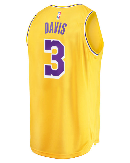 Fanatics Los Angeles Lakers Anthony Davis Icon Replica Jersey S