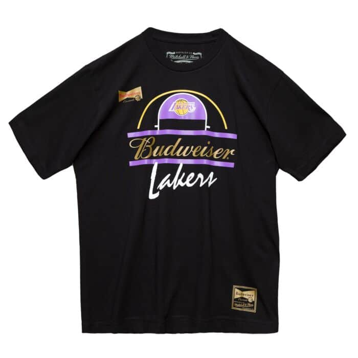 Budweiser x Mitchell & Ness Los Angeles Lakers Tee - Lakers Store