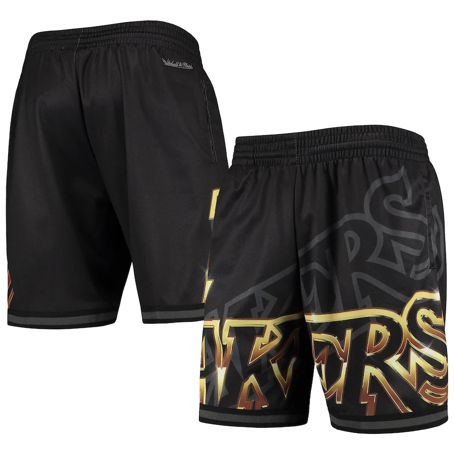 Nba big shop logo shorts