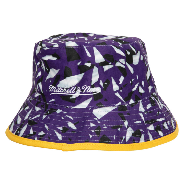 Los Angeles Lakers Shattered Big Face Bucket Hat HWC Reversible