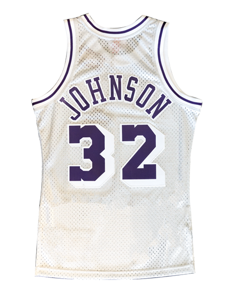 ウェア LAKERS MAGIC JOHNSON SWINGMAN JERSEY L Los Angeles Lakers Platinum Magic Johnson Swingman Jersey – Lakers