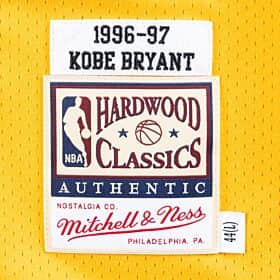 Los Angeles Lakers Kobe Bryant 1996-97 Authentic Jersey - Lakers Store