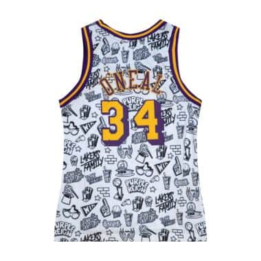 Los Angeles Lakers Women's Doodle O'neals Swingman Jersey