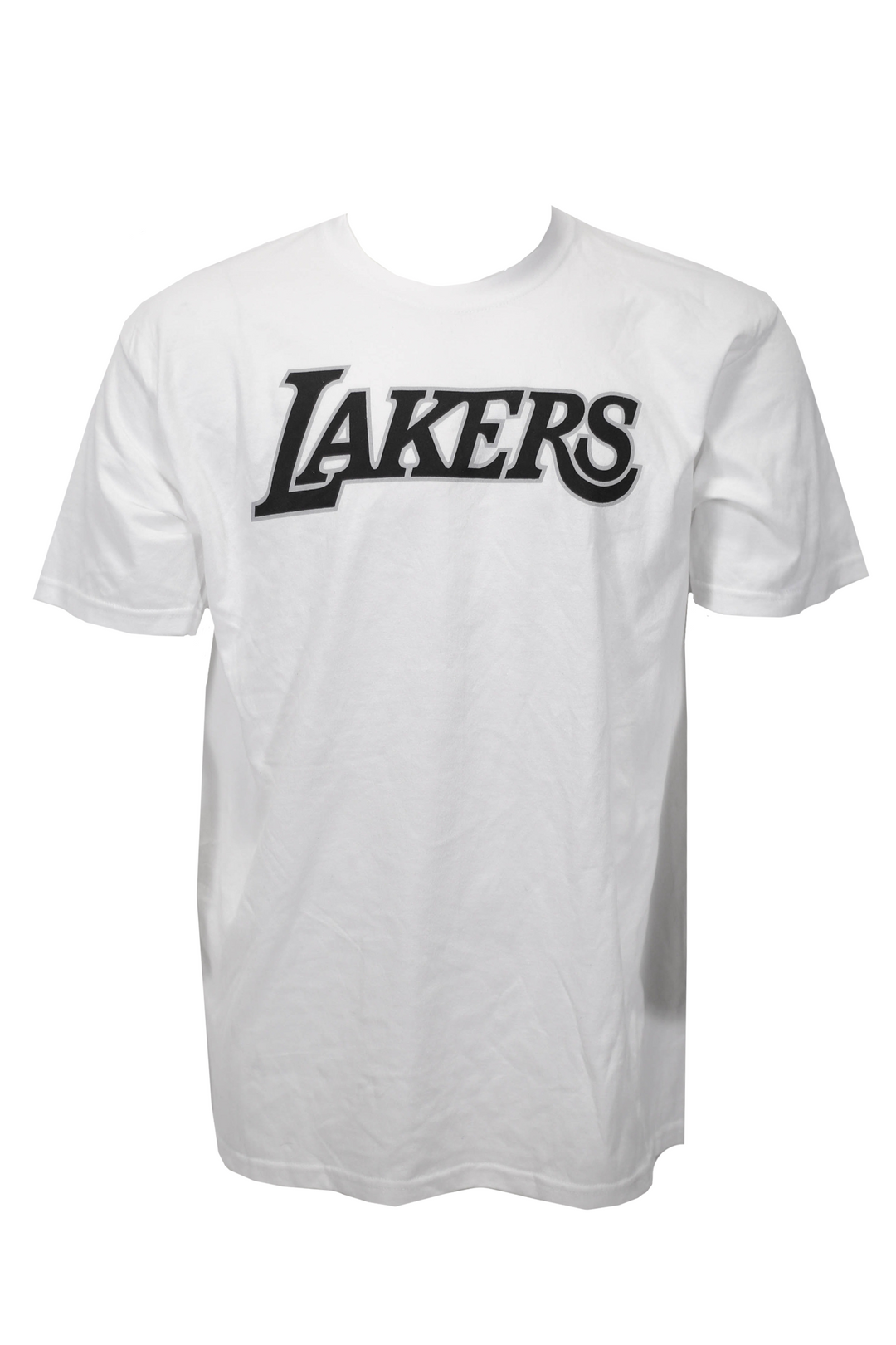 Logo Crew Neck Los Angeles Lakers Tee - Lakers Store