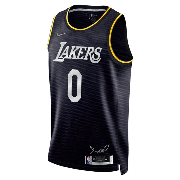 Russell Westbrook Los Angeles Lakers 2021-22 Yellow Jersey with 75th  Anniversary Logos