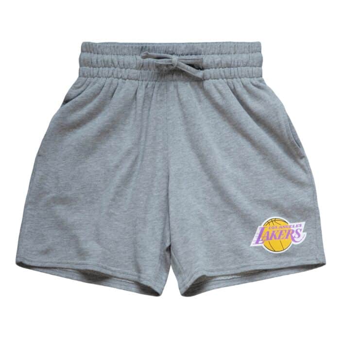 Women's Mitchell & Ness Gold Los Angeles Lakers Jump Shot Shorts